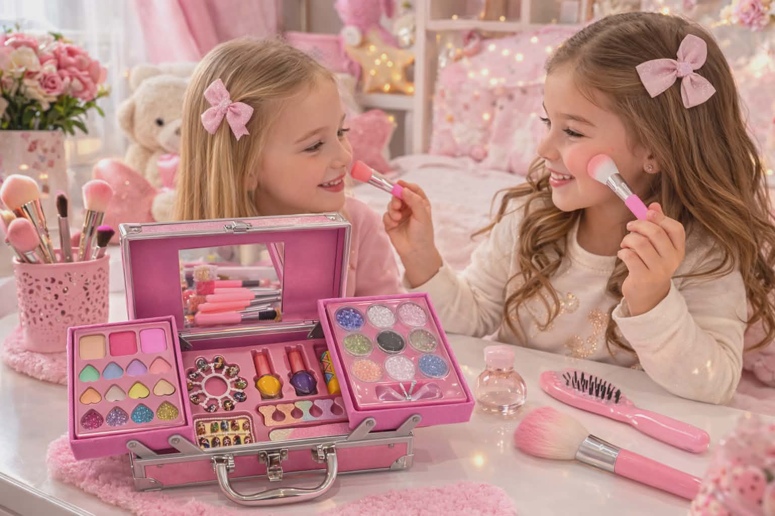 Sminka u metalnom koferu Jednorog