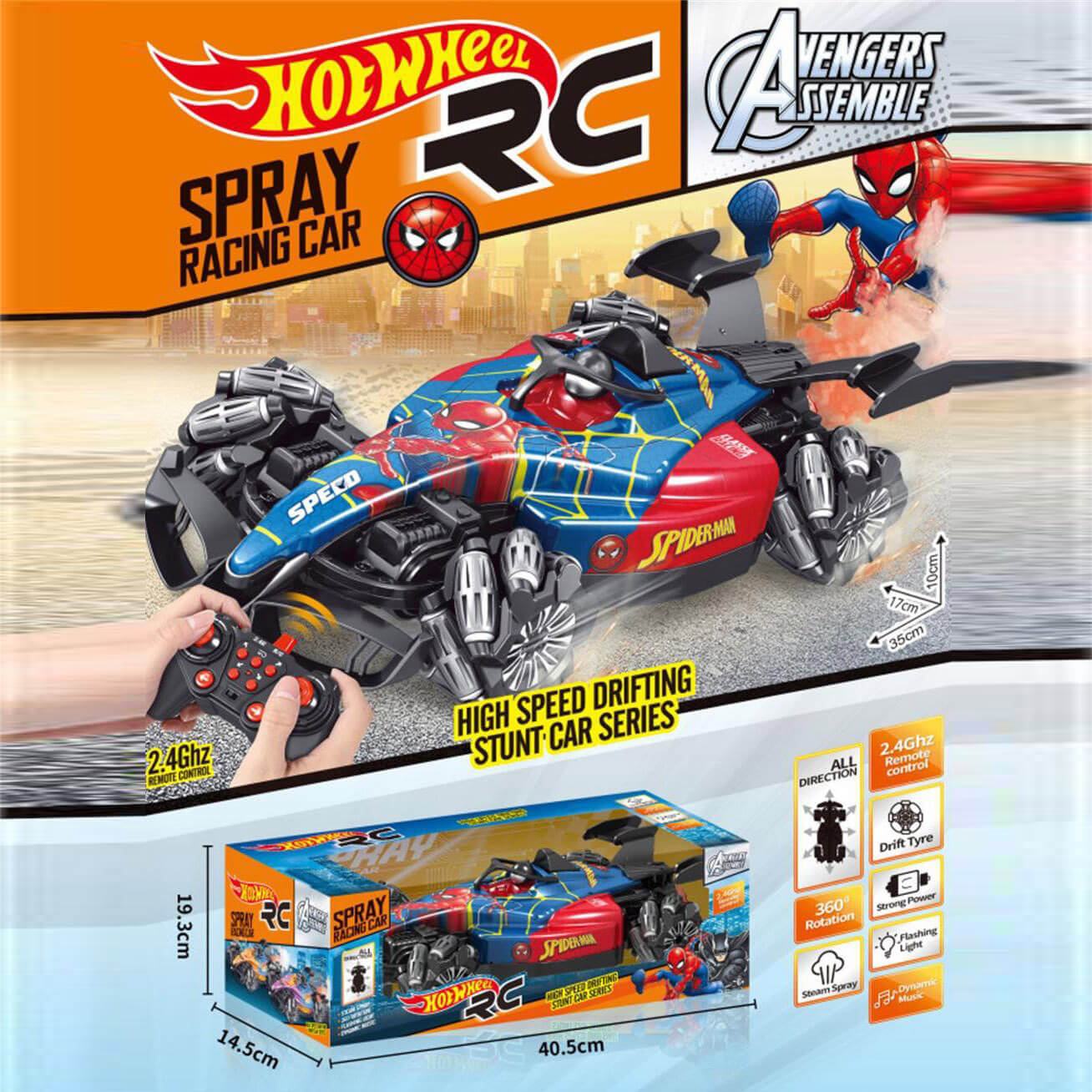 Spajdermen auto stunt