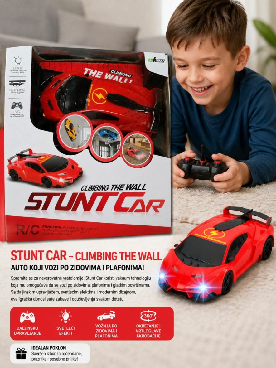Stunt car – koji ide po plafonu i zidovima