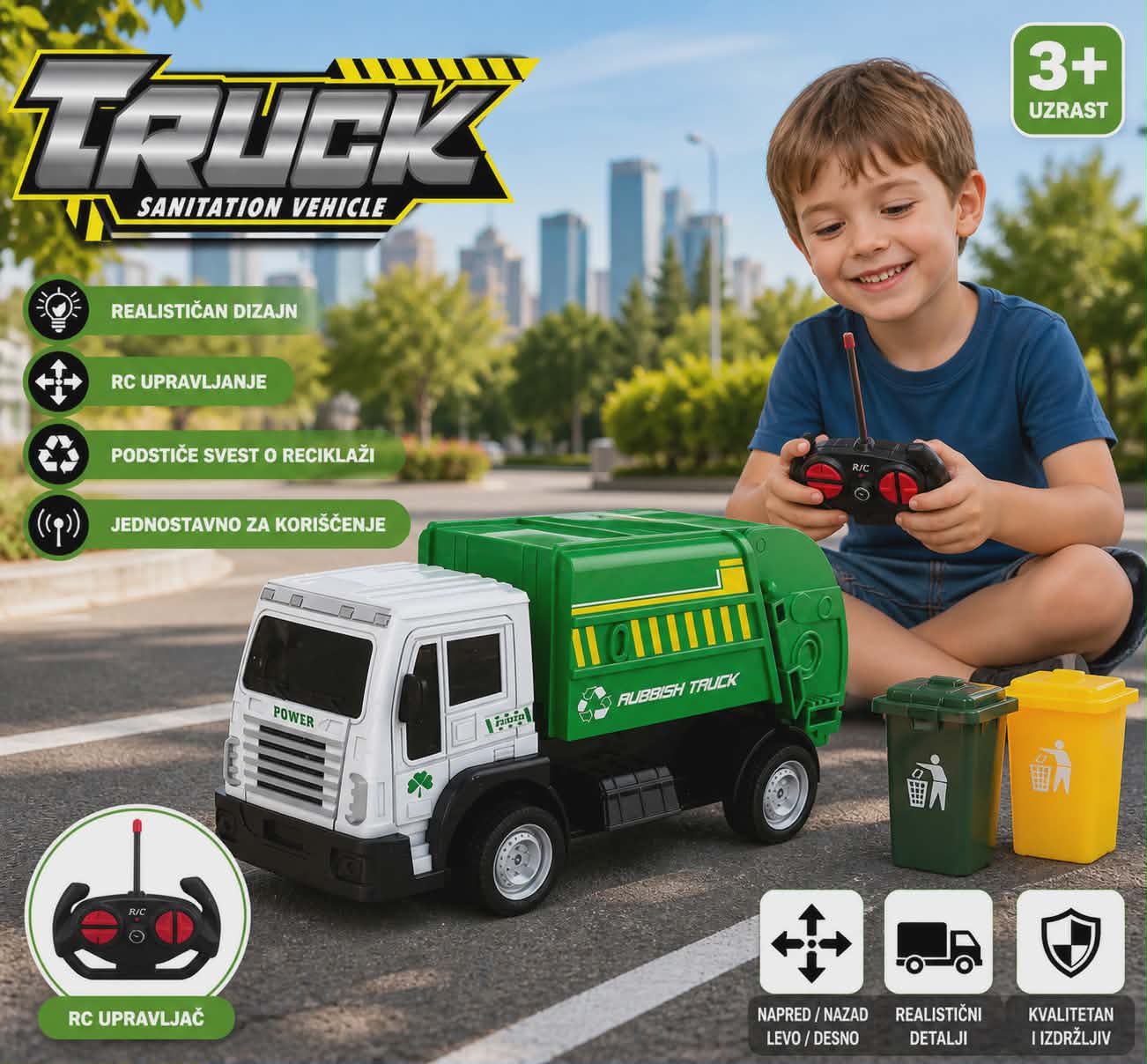 RC kamion za smece